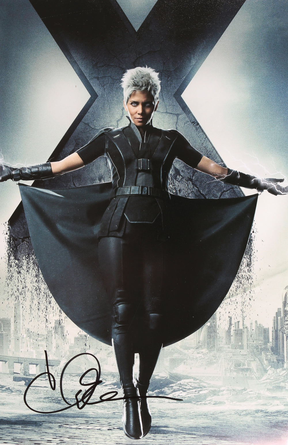 Halle Berry as Storm in X-Men: Days of Future Past Signed 11x17 Photo