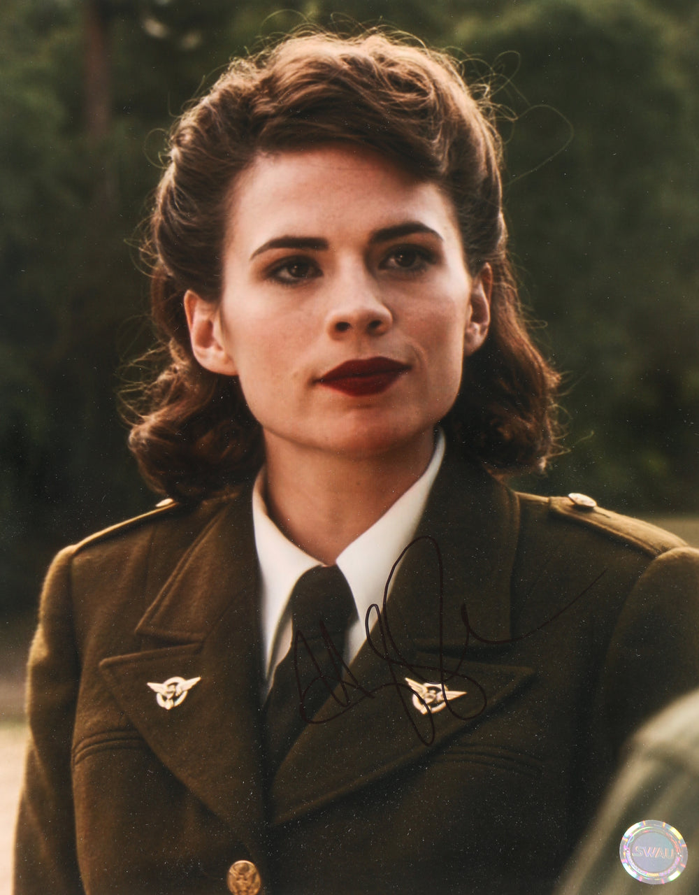 Hayley Atwell as Peggy Carter in Captain America: The First Avenger (SWAU) Signed 11x14 Photo