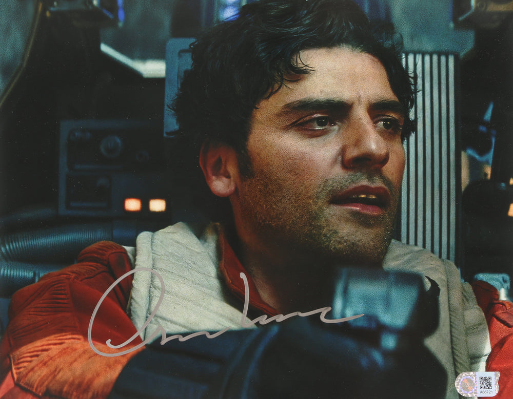 Oscar Isaac as Poe Dameron in Star Wars: The Force Awakens (SWAU) Signed 11x14 Photo