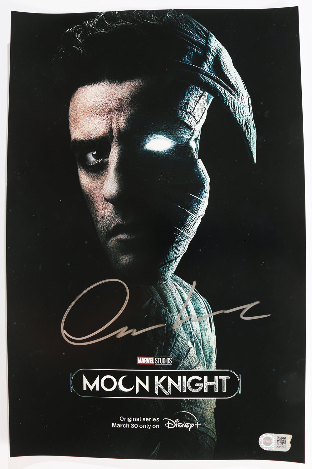 Oscar Isaac as Moon Knight in Moon Knight (SWAU) Signed 11x17 Mini Poster