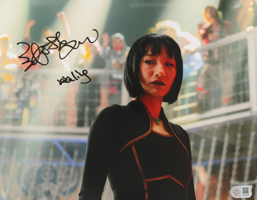 Meng'er Zhang as Xu Xialing in Shang-Chi (SWAU) Signed 11x14 Photo with Character Name