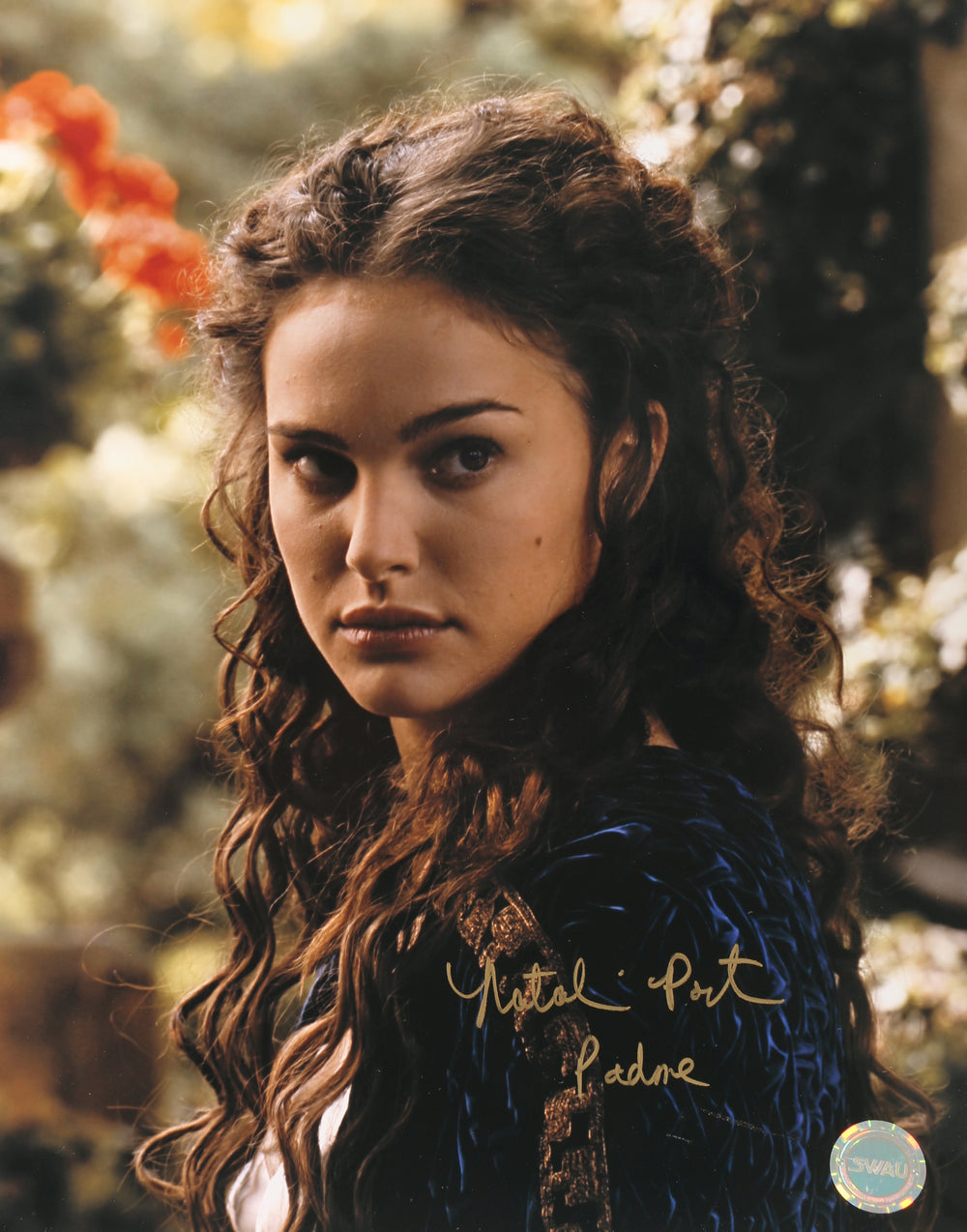 Natalie Portman as Padme Amidala in Star Wars Episode II: Attack of the Clones (SWAU) Signed 11x14 Photo with Character Name