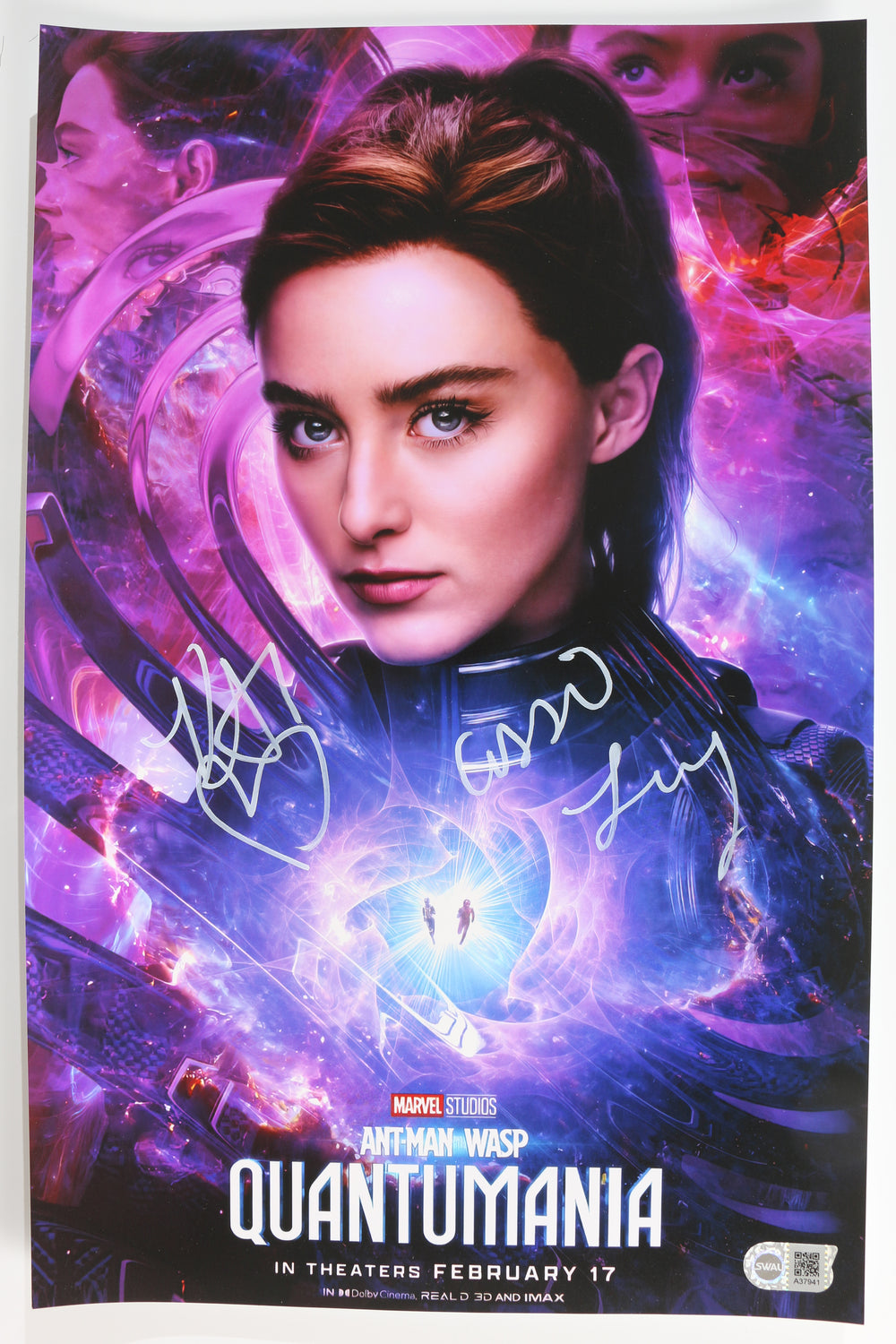Kathryn Newton as Cassie Lang in Ant-Man and The Wasp: Quantumania (SWAU) Signed 11x17 Mini Poster with Character Name