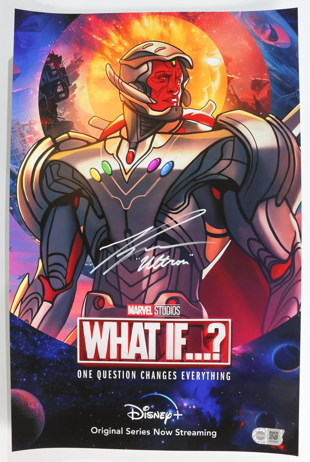 Ross Marquand as Infinity Ultron in What If...? (SWAU) Signed 11x17 Mini Poster with Character Name