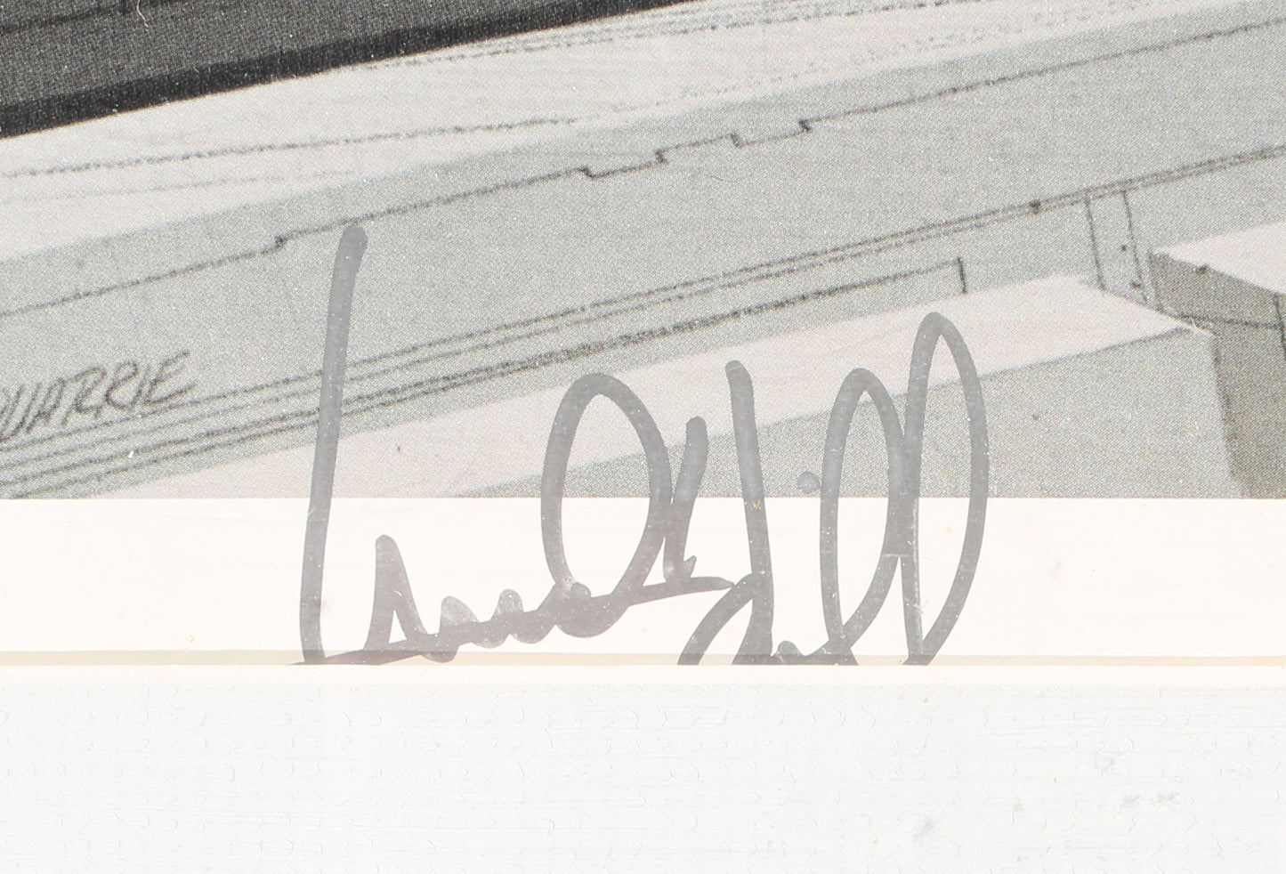 
                  
                    Mark Hamill as Luke Skywalker & Concept Artist Ralph McQuarrie X-Wing vs. TIE Fighter Trench Run Star Wars: A New Hope Framed (The Score Board) Signed 14x22 Concept Art Lithograph Poster
                  
                