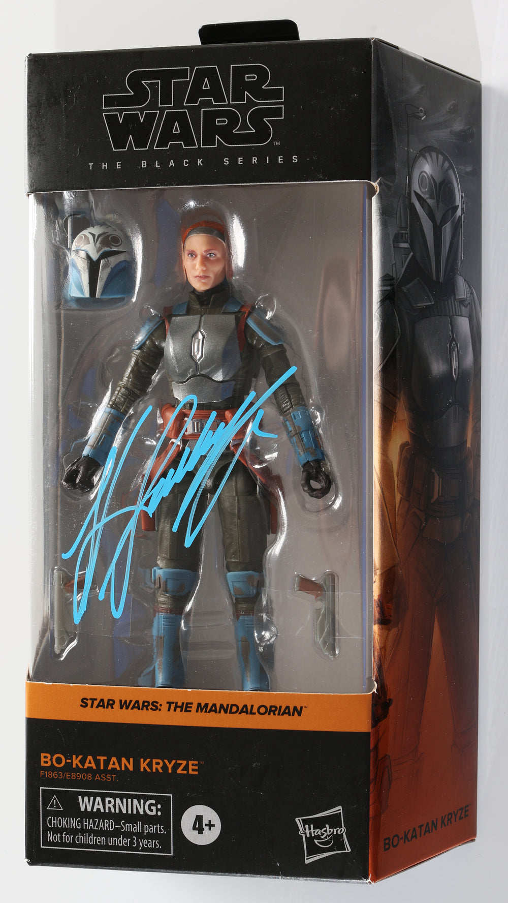 Katee Sackoff as Bo-Katan Kryze in Star Wars: The Mandalorian Signed Black Series Figure