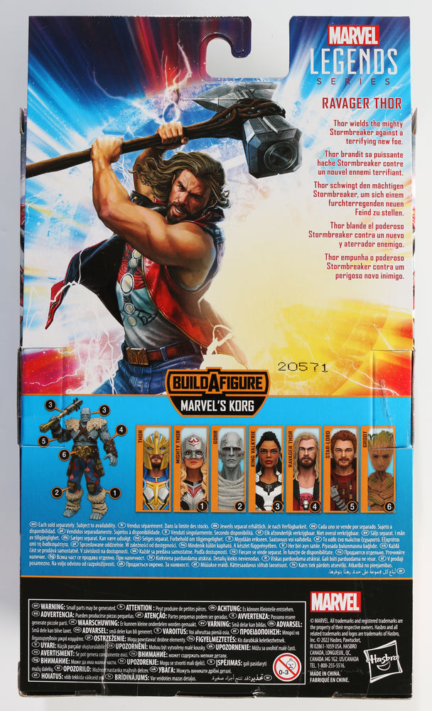 
                  
                    Chris Hemsworth as Ravager Thor in Thor: Love and Thunder (SWAU) Signed Hasbro Legends Series Action Figure
                  
                