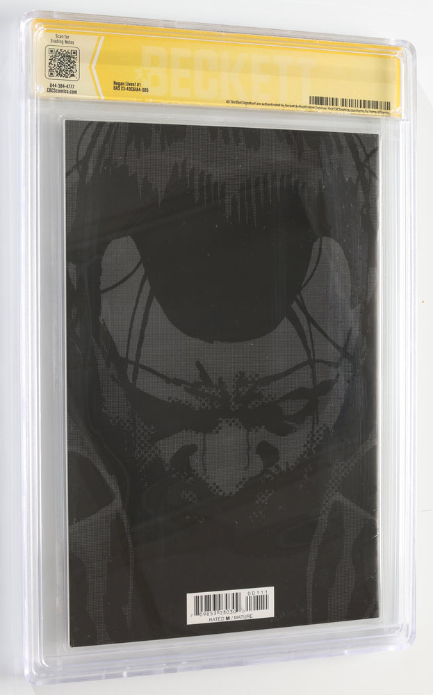 
                  
                    Negan Lives! #1 - Signed by Jeffrey Dean Morgan (Beckett / CBCS Verified Signature) 2022
                  
                