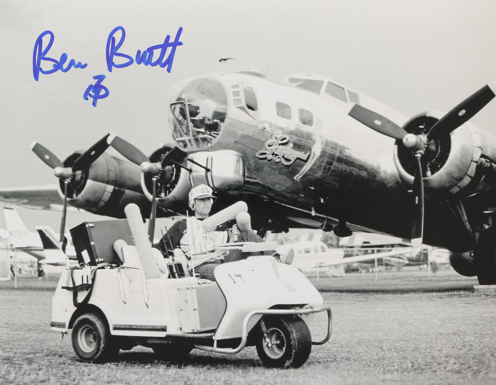 Ben Burtt Sound Designer of Star Wars Behind the Scenes at Airfield Signed 8x10 Photo
