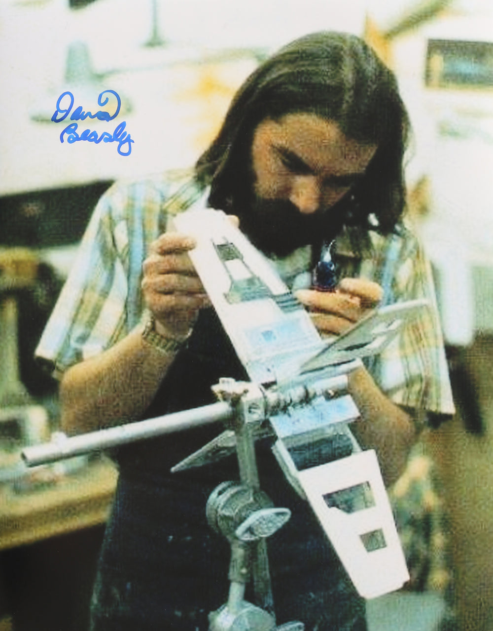 David Beasley Behind the Scenes of Star Wars Signed 11x14 Photo