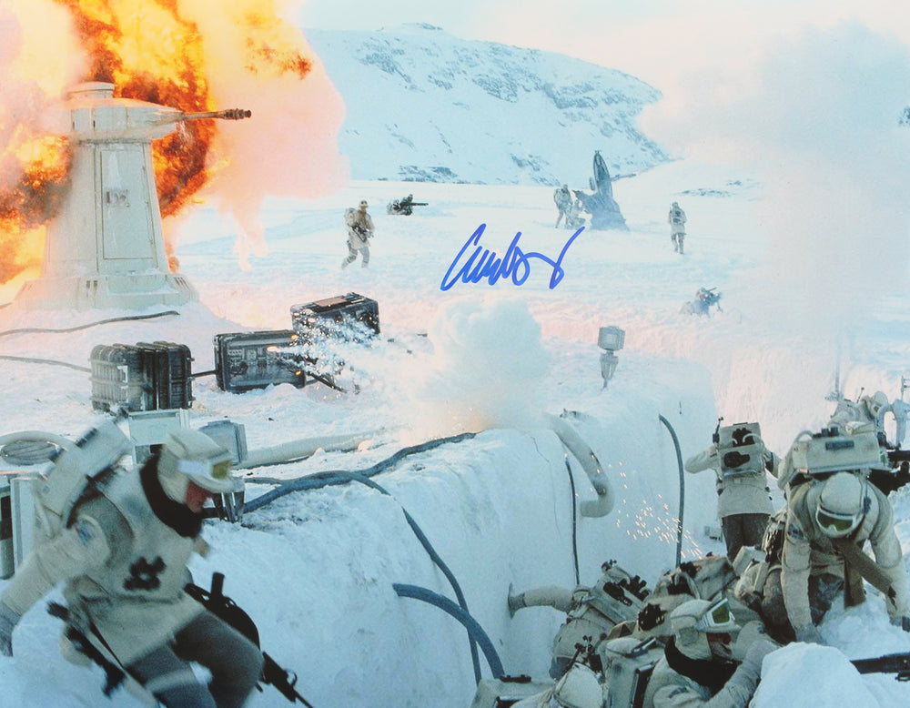 Carl Bang as Hoth Rebel Soldier in Star Wars: The Empire Strikes Back Signed 11x14 Photo