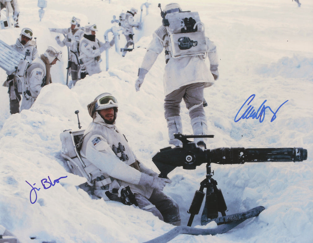 Carl Bang & Jim Bloom as Hoth Rebel Soldiers in Star Wars: The Empire Strikes Back Signed 11x14 Photo