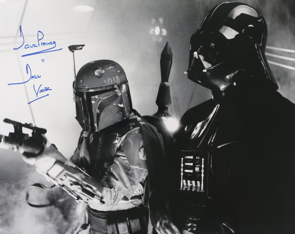 Dave Prowse as Darth Vader in Star Wars: The Empire Strikes Back Signed 11x14 Photo with Character Name