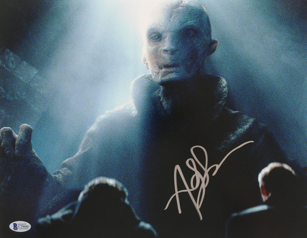 Andy Serkis as Supreme Leader Snoke in Star Wars: The Force Awakens (Beckett) Signed 11x14 Photo