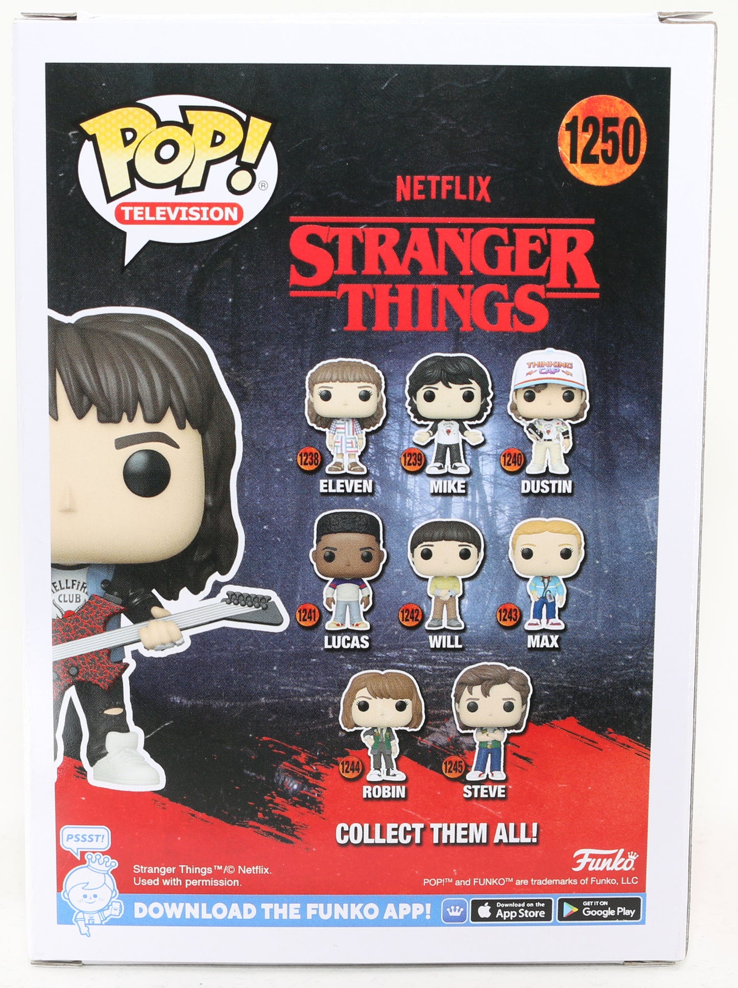 
                  
                    Joseph Quinn as Eddie Munson in Stranger Things Target Exclusive (JSA) Signed Funko POP! #1250 - Grail
                  
                