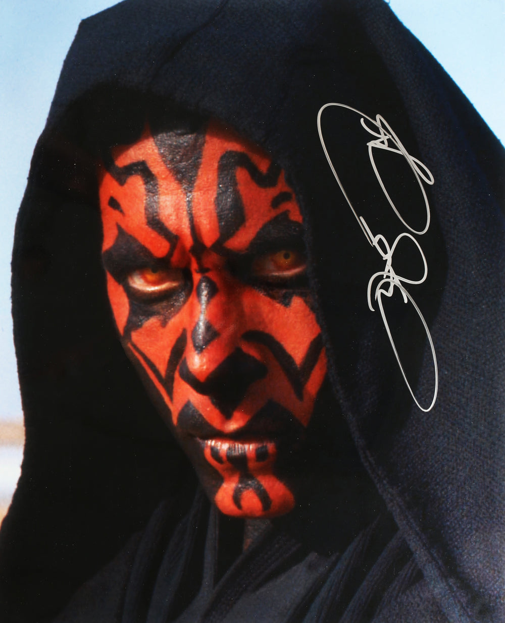 Ray Park as Darth Maul in Star Wars Episode I: The Phantom Menace Signed 16x20 Metallic Photo