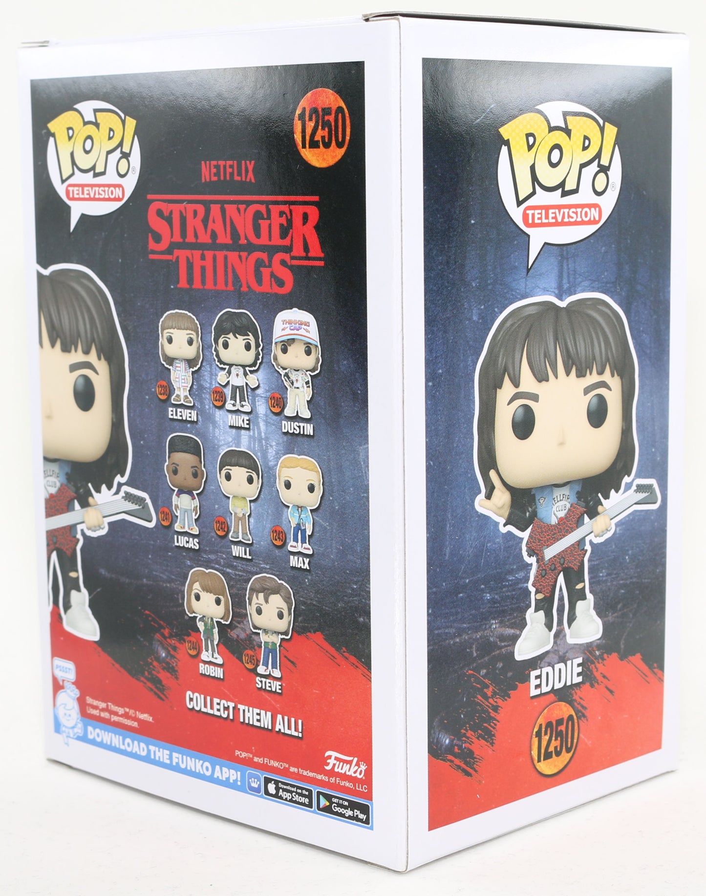 
                  
                    Joseph Quinn as Eddie Munson in Stranger Things Target Exclusive (JSA) Signed Funko POP! #1250 - Grail
                  
                