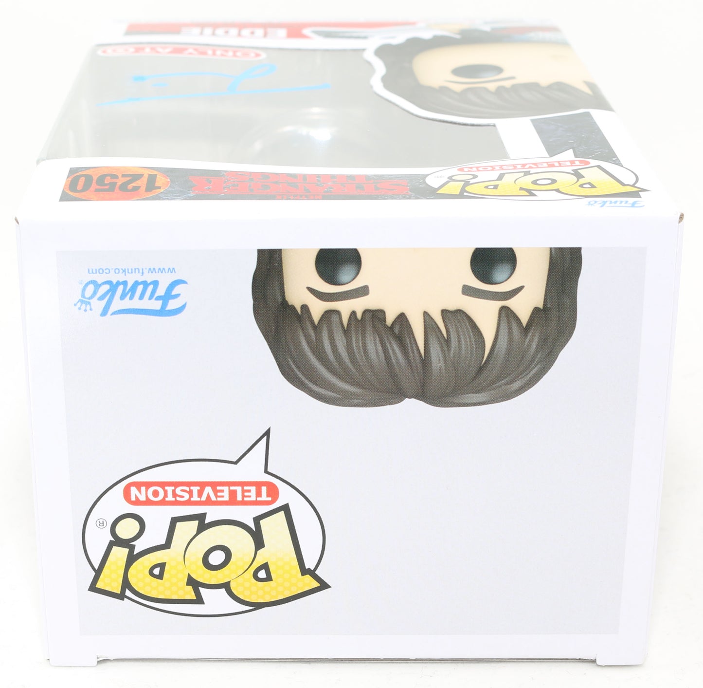 
                  
                    Joseph Quinn as Eddie Munson in Stranger Things Target Exclusive (JSA) Signed Funko POP! #1250 - Grail
                  
                