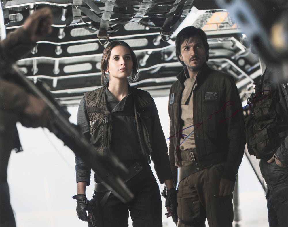 Diego Luna as Cassian Andor in Rogue One: A Star Wars Story Signed 16x20 Photo