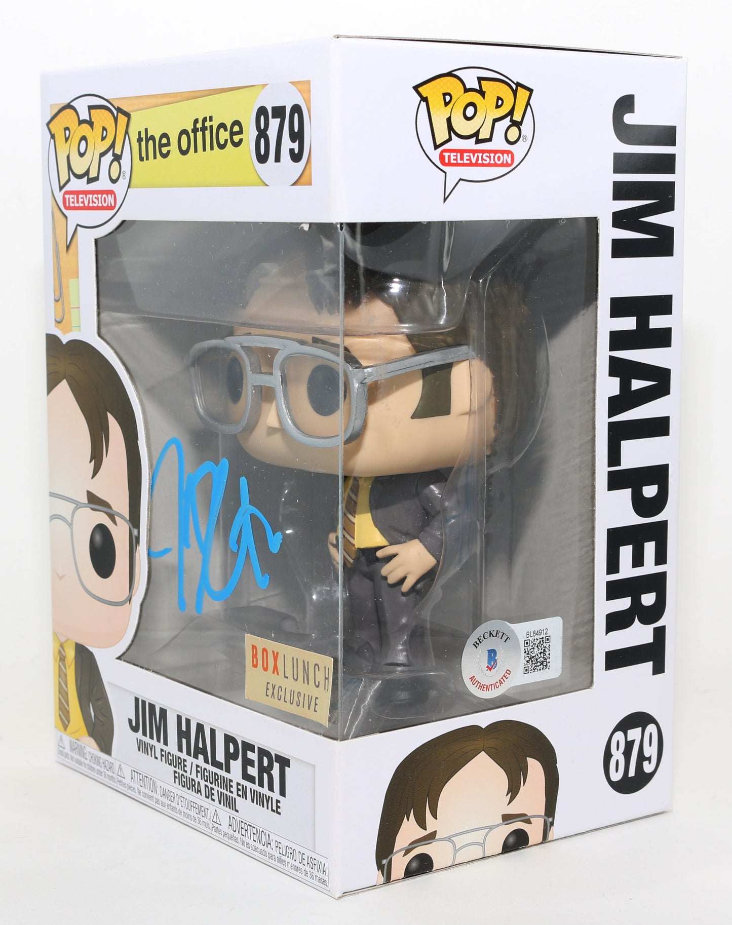 
                  
                    John Krasinski as Jim Halpert Impersonating Dwight Schrute in The Office Box Lunch Exclusive (Beckett) Signed Funko POP! #879
                  
                