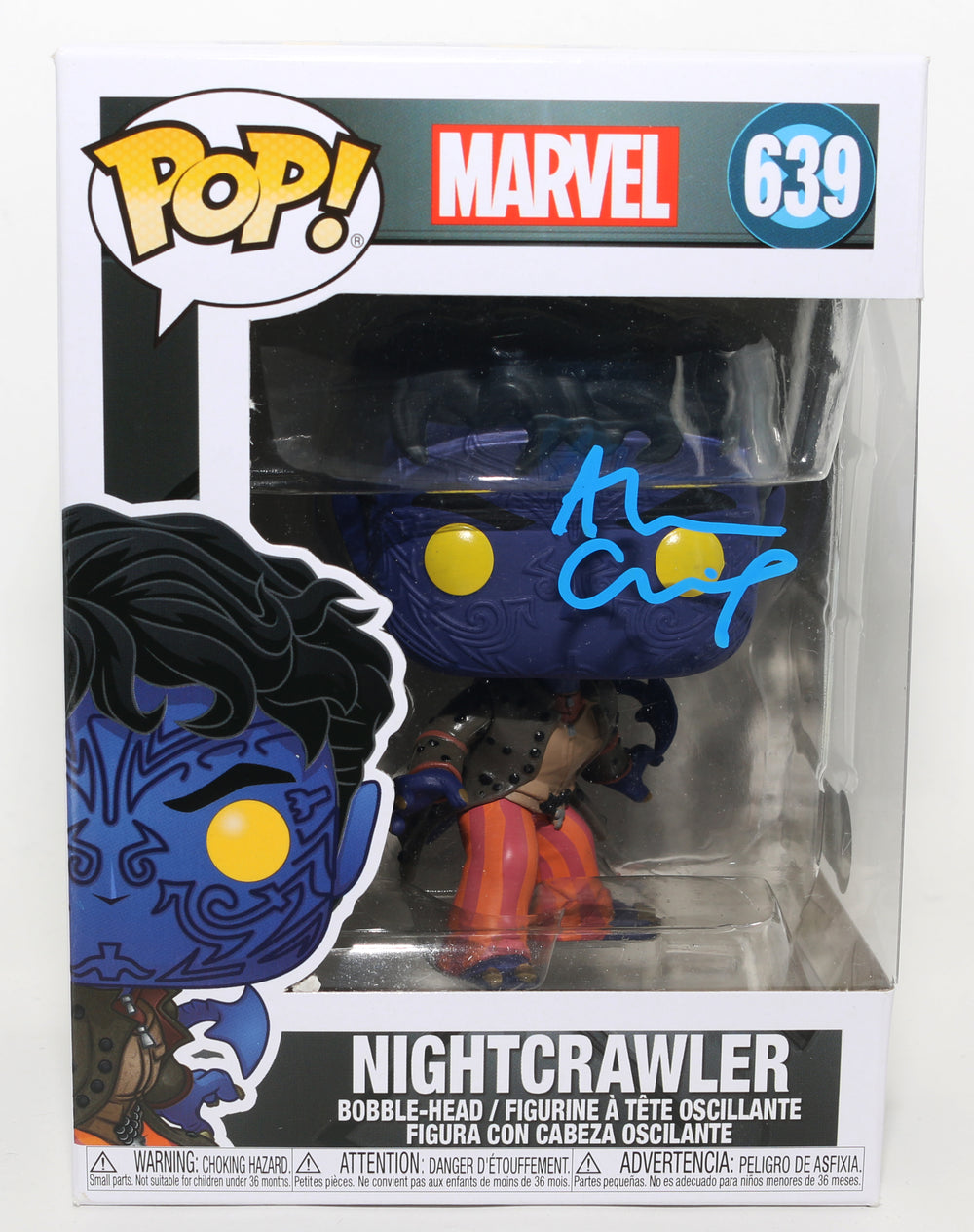 Alan Cumming as Night Crawler in X-Men (Beckett) Signed Funko POP! #639