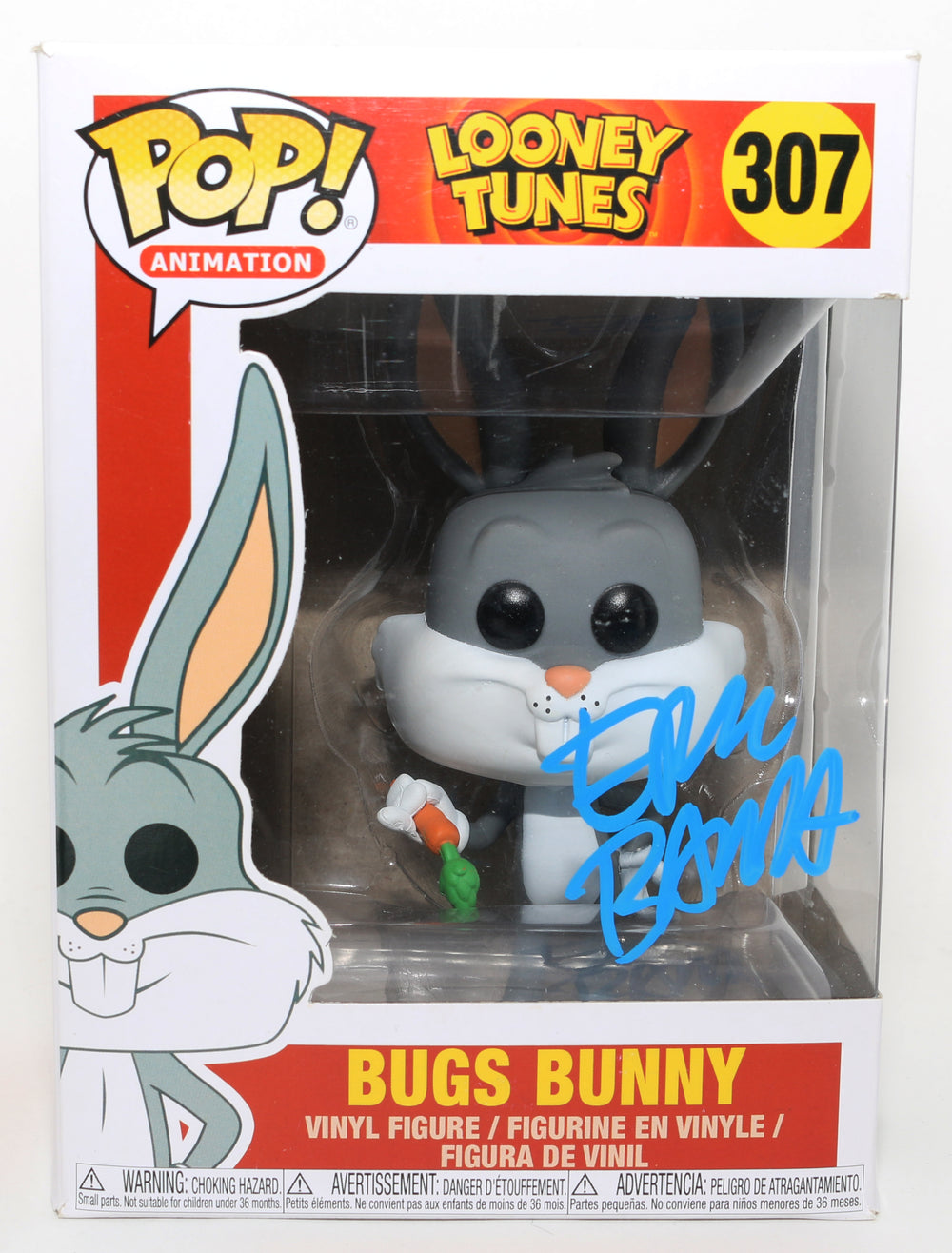 Eric Bauza as Bugs Bunny in Looney Tunes Signed Funko POP! #307