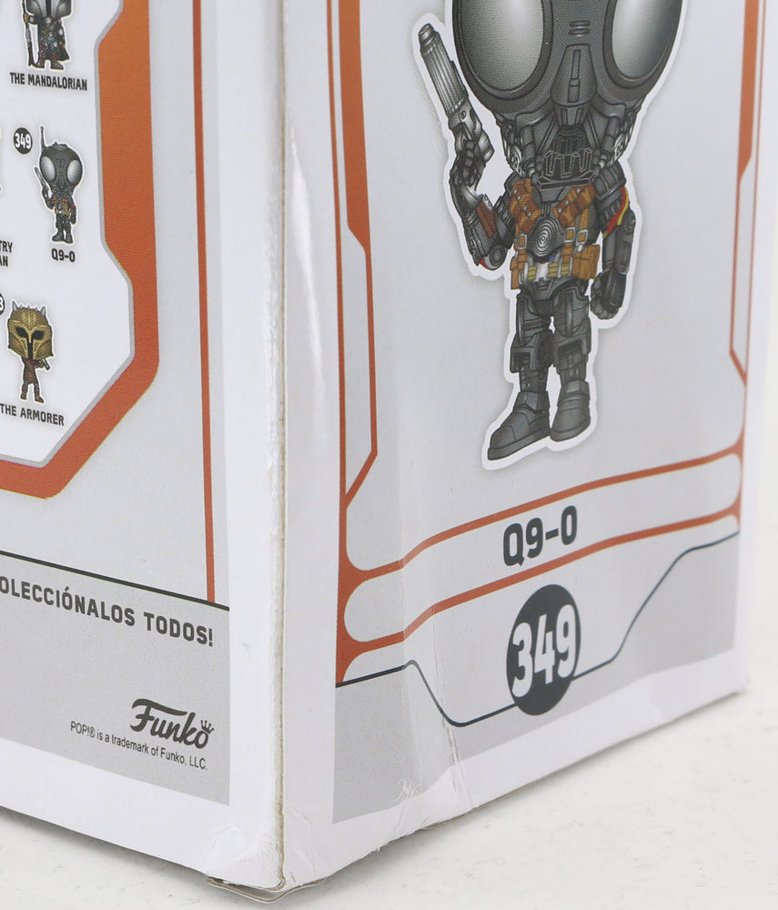 
                  
                    Christopher Bartlett as Q9-0 in Star Wars: The Mandalorian Signed Funko POP! #349 with Character Name and Remark
                  
                