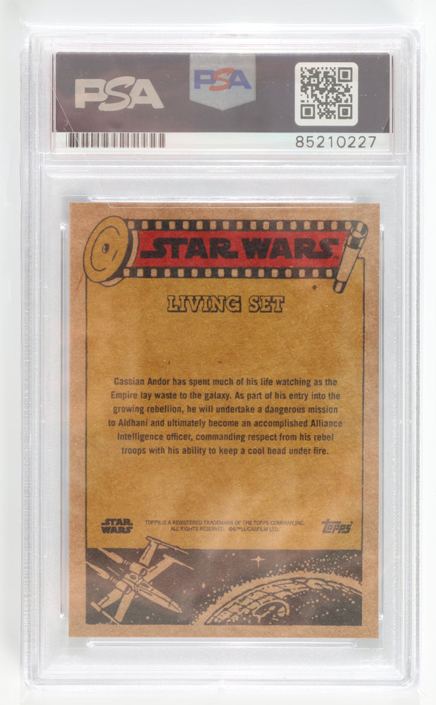 
                  
                    Diego Luna as Cassian Andor in Star Wars: Andor (PSA Encapsulated) Trading Card with Quote
                  
                