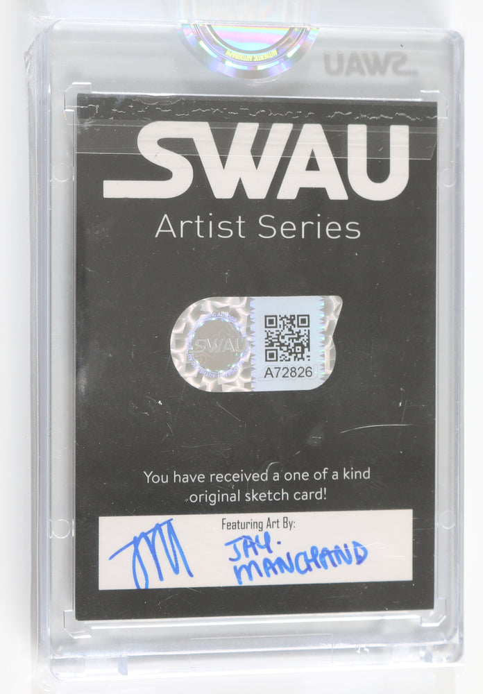 
                  
                    Caitlin Dechelle as Ahsoka Tano's Stunt Double in Star Wars: The Mandalorian (Encapsulated) Signed SWAU Artist Series Trading Card by Jay Manchand
                  
                