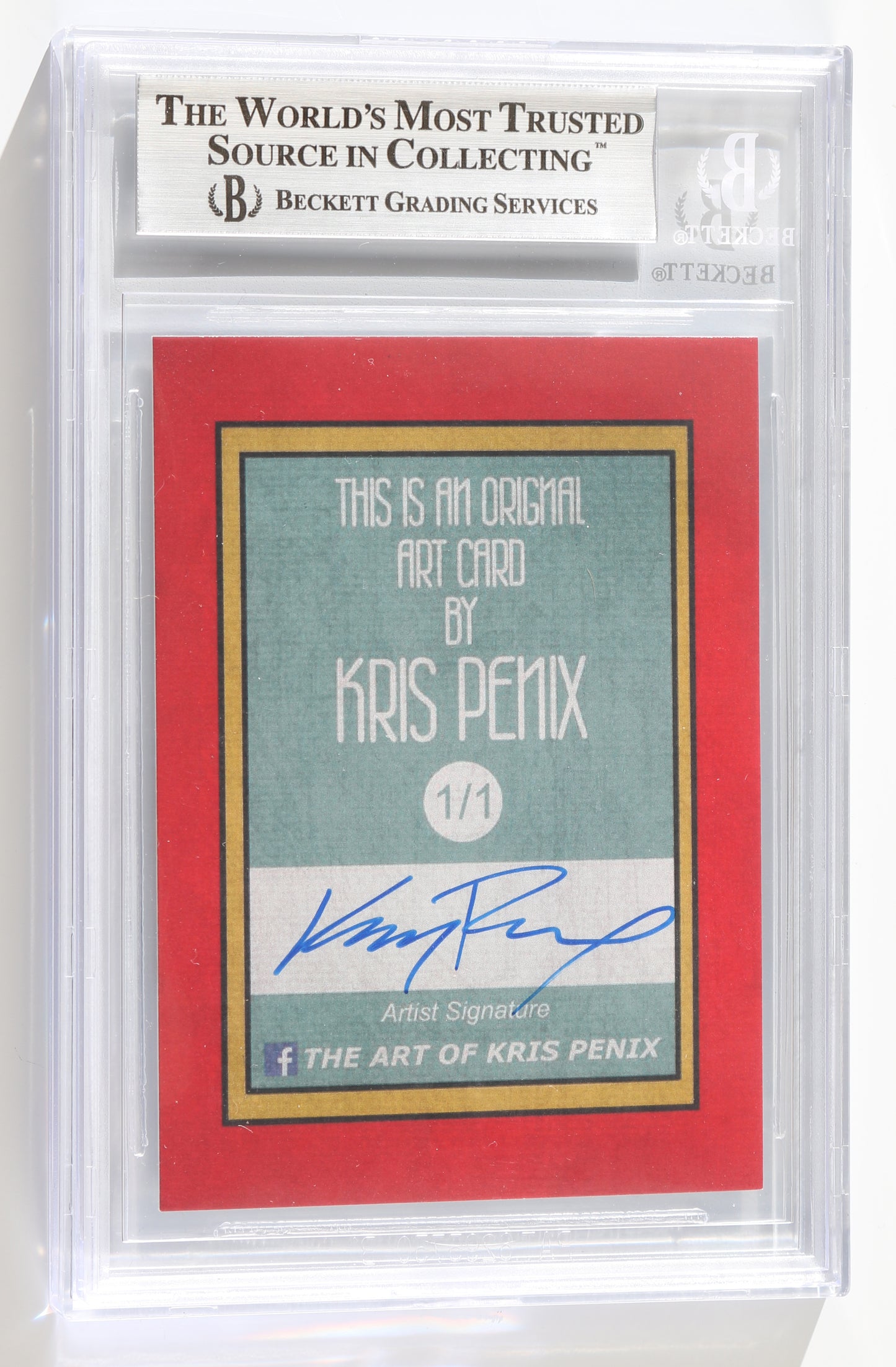 
                  
                    Brie Larson as Captain Marvel in Captain Marvel (Beckett Encapsulated) Original Art Sketch Card by Kris Penix
                  
                