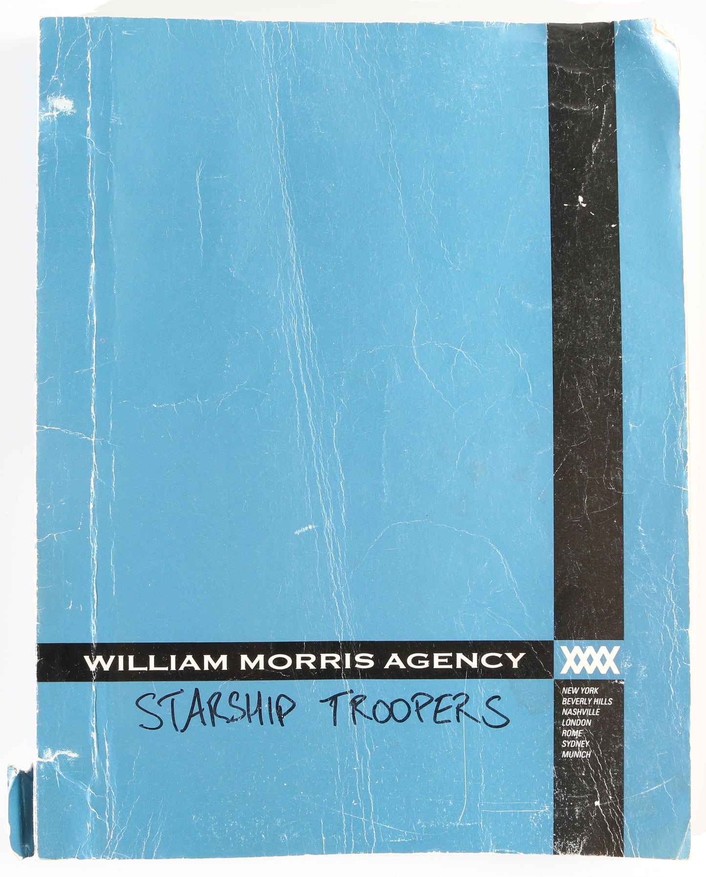 
                  
                    Jake Busey's Original Script for Starship Troopers Signed by Jake Busey
                  
                