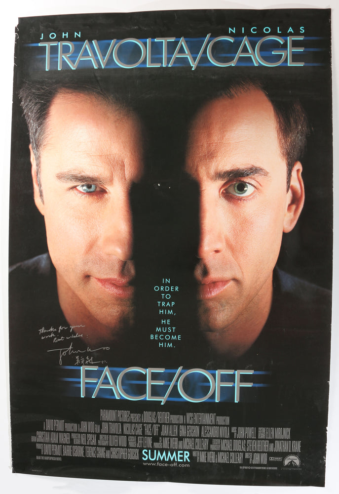 
                  
                    Face/Off 27x40 Poster Signed by Director John Woo
                  
                