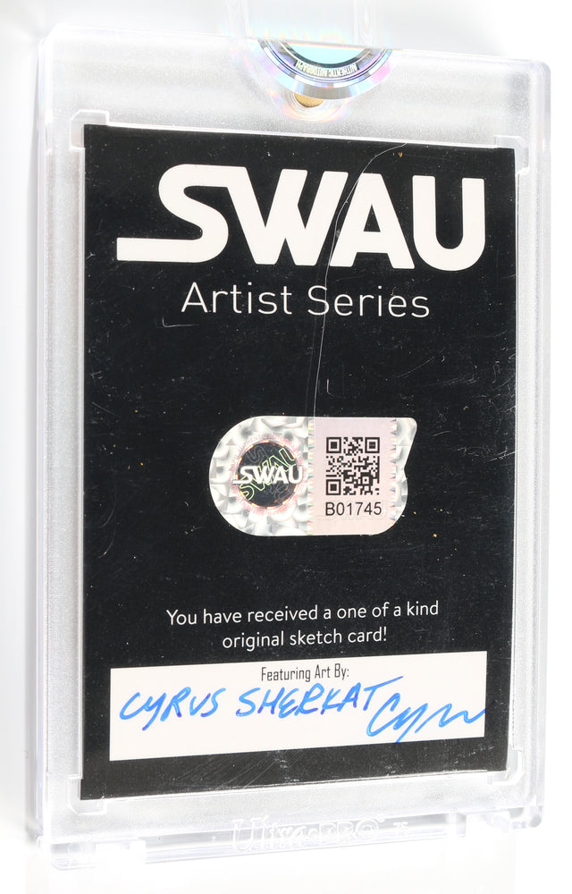 
                  
                    Karen Gillan as Nebula in Guardians of the Galaxy (Encapsulated) Signed SWAU Artist Series Trading Card by Cyrus Sherkat
                  
                