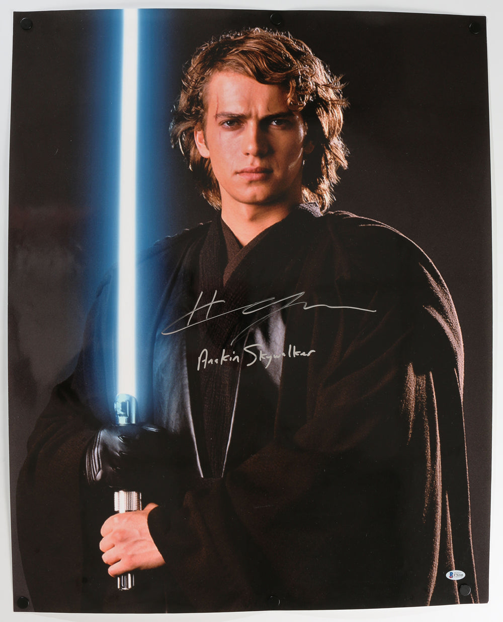 Hayden Christensen as Anakin Skywalker in Star Wars Episode III: Revenge of the Sith Signed 24x30 Poster with Character Name