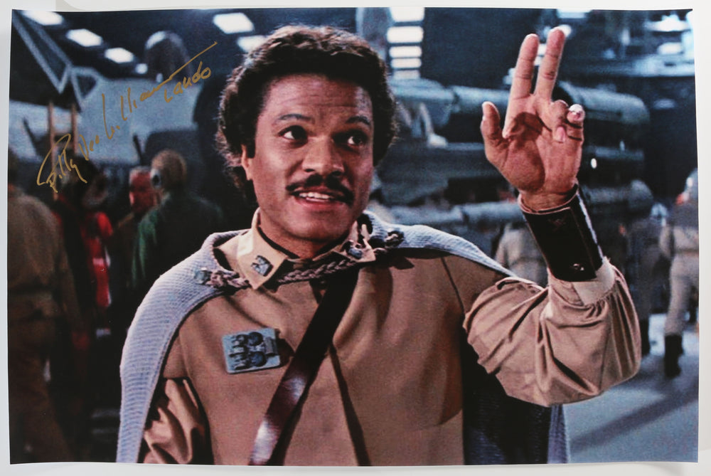Billy Dee Williams as Lando in Star Wars: Return of the Jedi Signed 20x30 Poster with Character Name