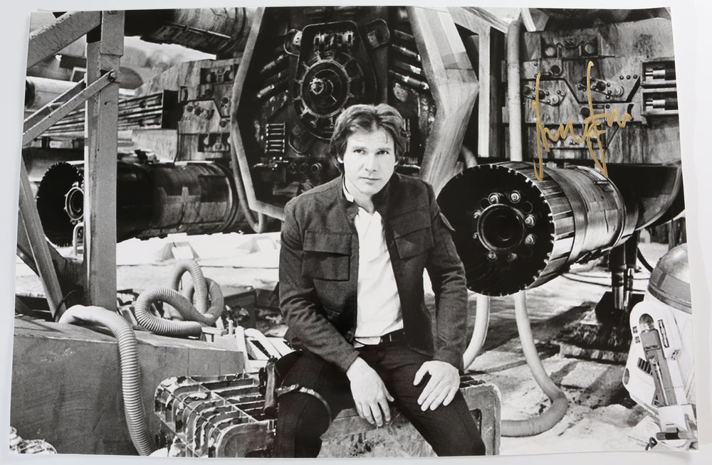 Harrison Ford as Han Solo in Star Wars: The Empire Strikes Back Signed 20x30 Poster