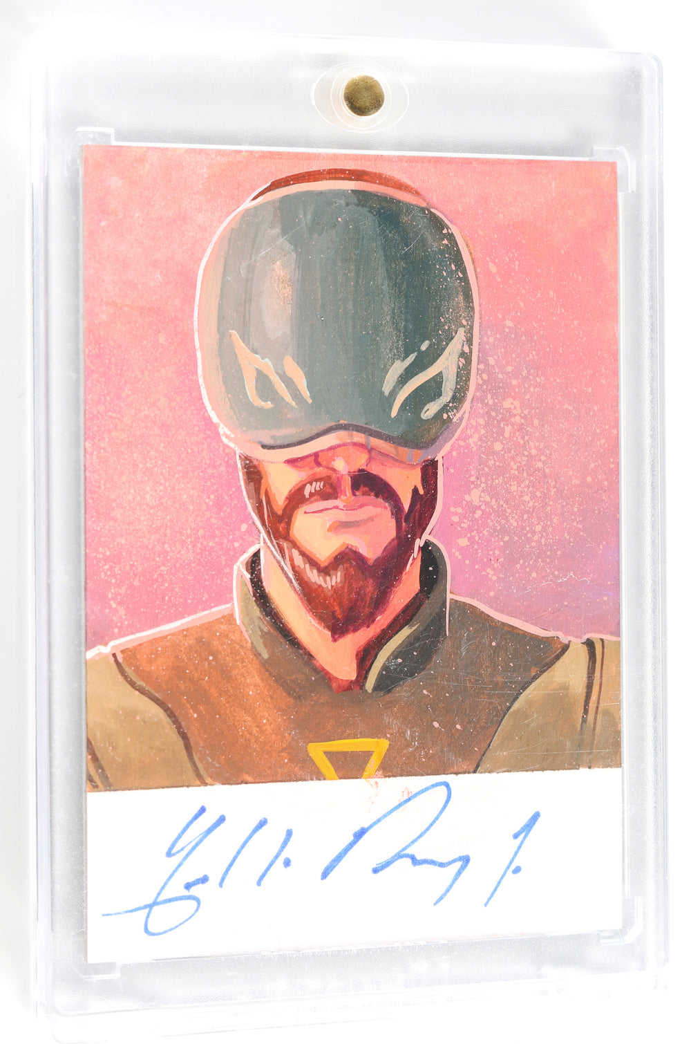 Freddie Prinze Jr. as Kanan Jarrus in Star Wars: Rebels (Encapsulated) Signed SWAU Artist Series Trading Card by Candice Dailey