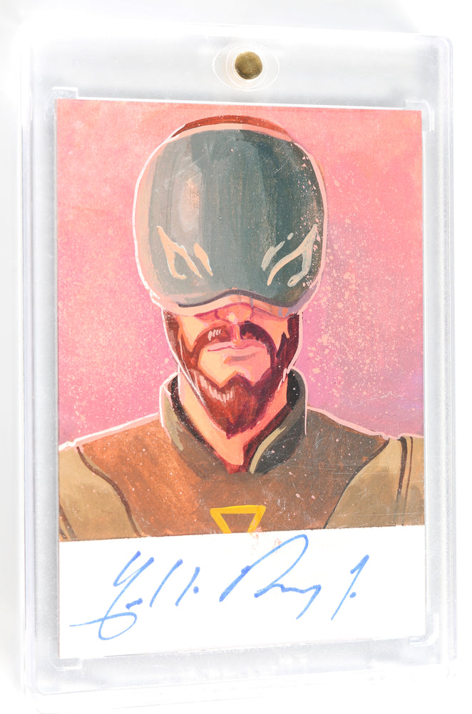 
                  
                    Freddie Prinze Jr. as Kanan Jarrus in Star Wars: Rebels (Encapsulated) Signed SWAU Artist Series Trading Card by Candice Dailey
                  
                