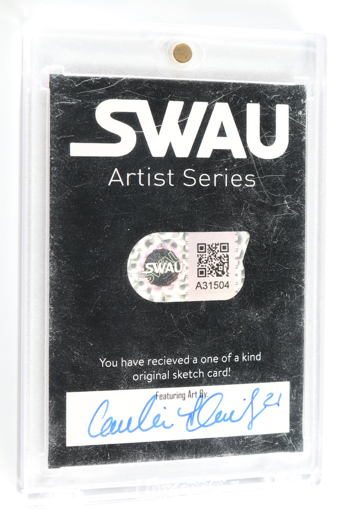 
                  
                    Freddie Prinze Jr. as Kanan Jarrus in Star Wars: Rebels (Encapsulated) Signed SWAU Artist Series Trading Card by Candice Dailey
                  
                