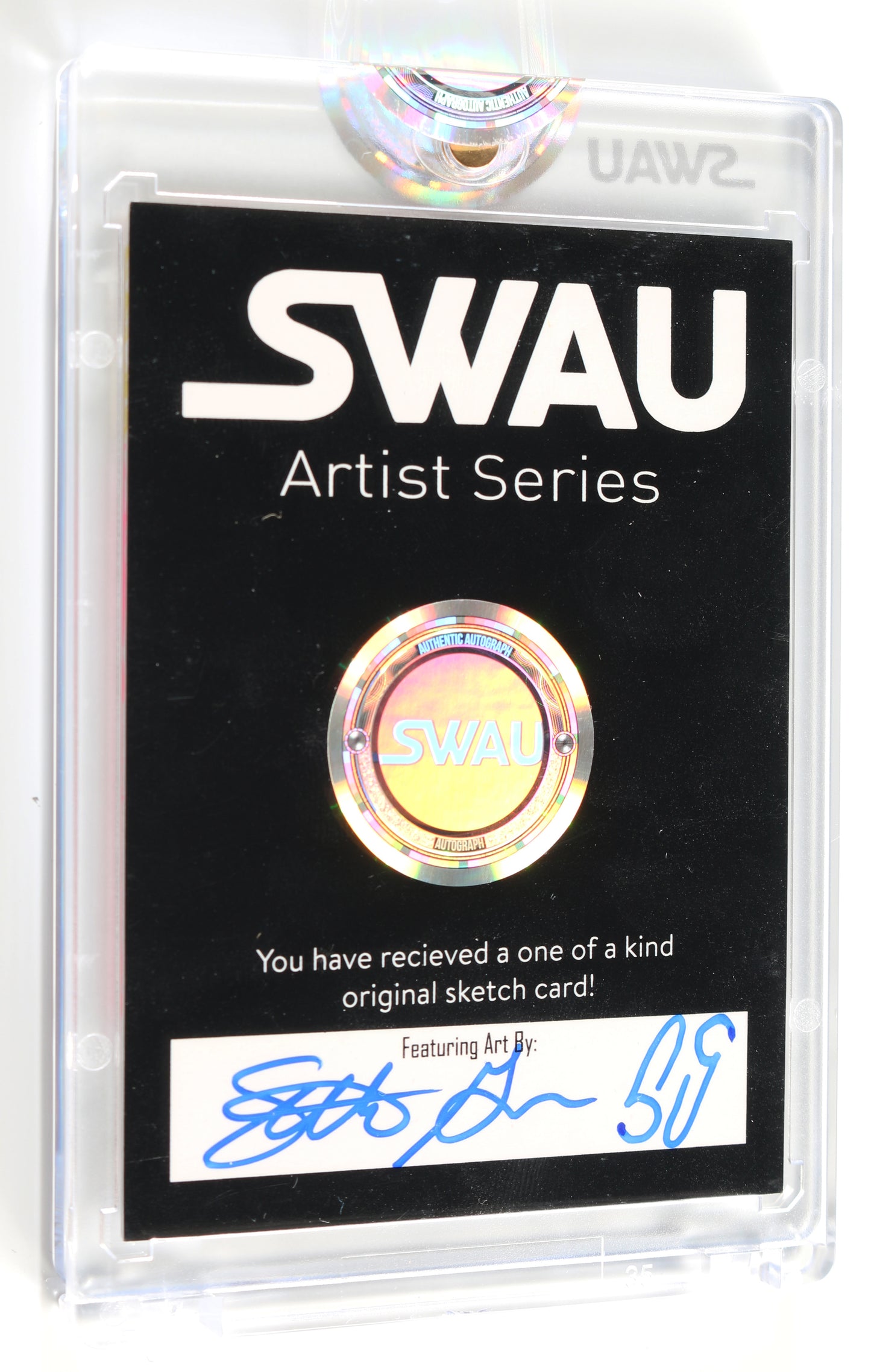 
                  
                    Idris Elba as Heimdall in Thor (Encapsulated) Signed SWAU Artist Series Trading Card by Seth Groves
                  
                