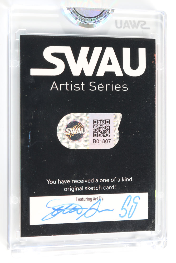 
                  
                    Chris Hemsworth as Thor in Thor: Ragnarok (Encapsulated) Signed SWAU Artist Series Trading Card by Seth Groves
                  
                