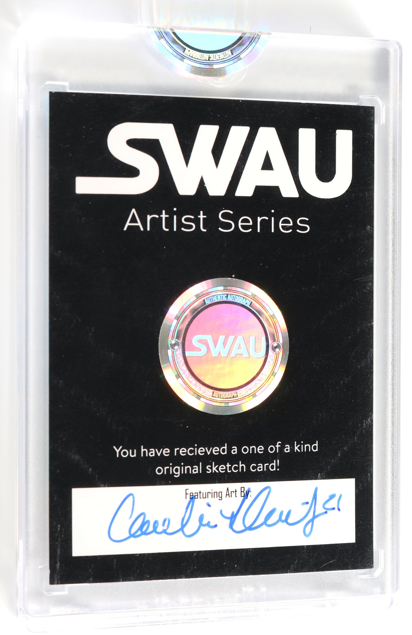 
                  
                    Ewan McGregor as Obi-Wan Kenobi in Star Wars Episode II: Attack of the Clones (Encapsulated) Signed SWAU Artist Series Trading Card by Candice Dailey
                  
                