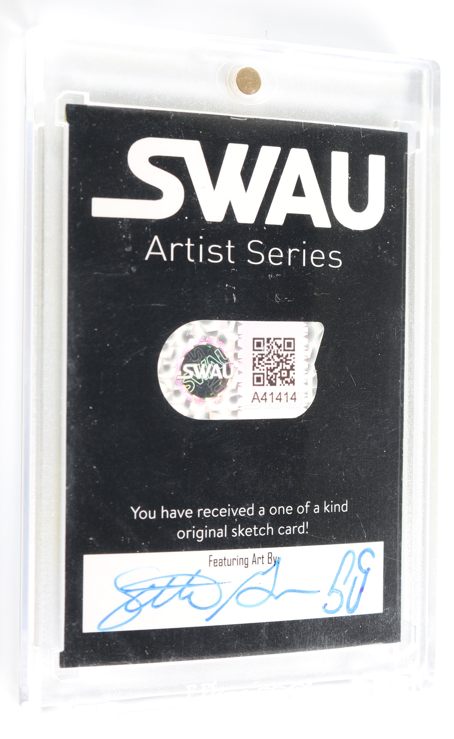 
                  
                    Anthony Daniels as C-3PO in Star Wars: A New Hope (Encapsulated) Signed SWAU Artist Series Trading Card by Seth Groves
                  
                