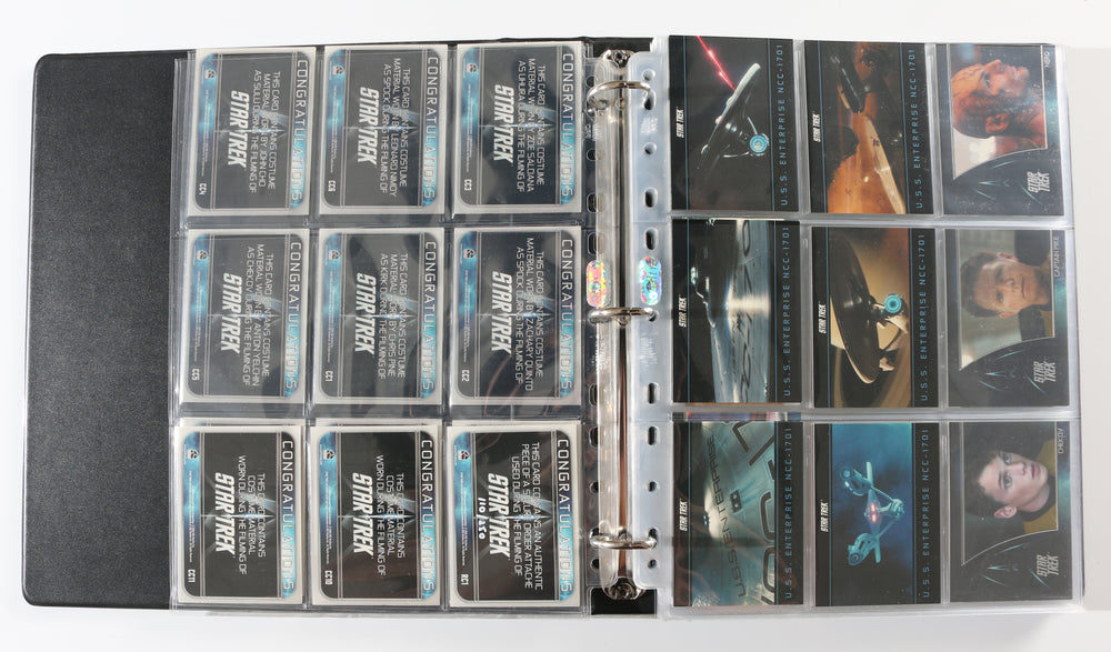 
                  
                    Star Trek [2009] Rittenhouse Trading Cards 131pc LOT with 15 Cards Signed by Chris Pine, Zachary Quinto, Simon Pegg, Zoe Saldaña, Karl Urban, John Cho, Eric Bana, Chris Hemsworth, J. J. Abrams, Roberto Orci, & Anton Yelchin
                  
                