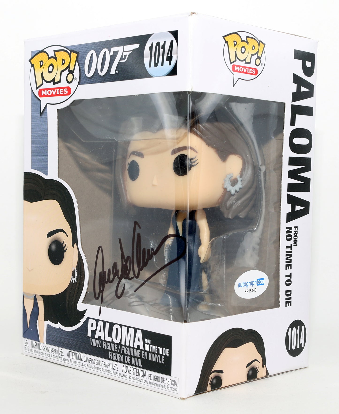 
                  
                    Ana de Armas as Paloma in James Bond 007: No Time to Die Signed Funko POP! #1014
                  
                
