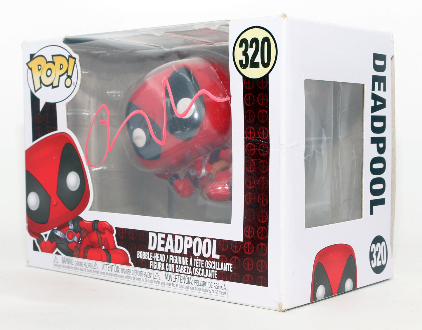 
                  
                    Ryan Reynolds as Deadpool in Deadpool Signed Funko POP! #320
                  
                