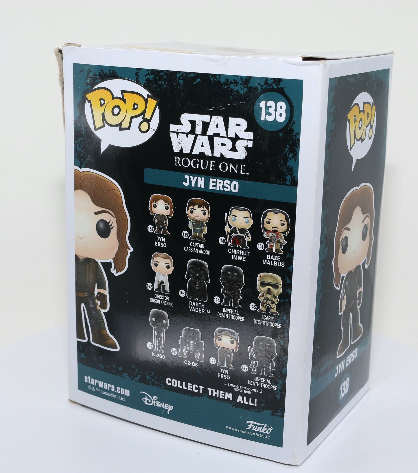 
                  
                    Felicity Jones as Jyn Erso in Rogue One: A Star Wars Story (SWAU Authenticated) Signed Funko POP! #138
                  
                