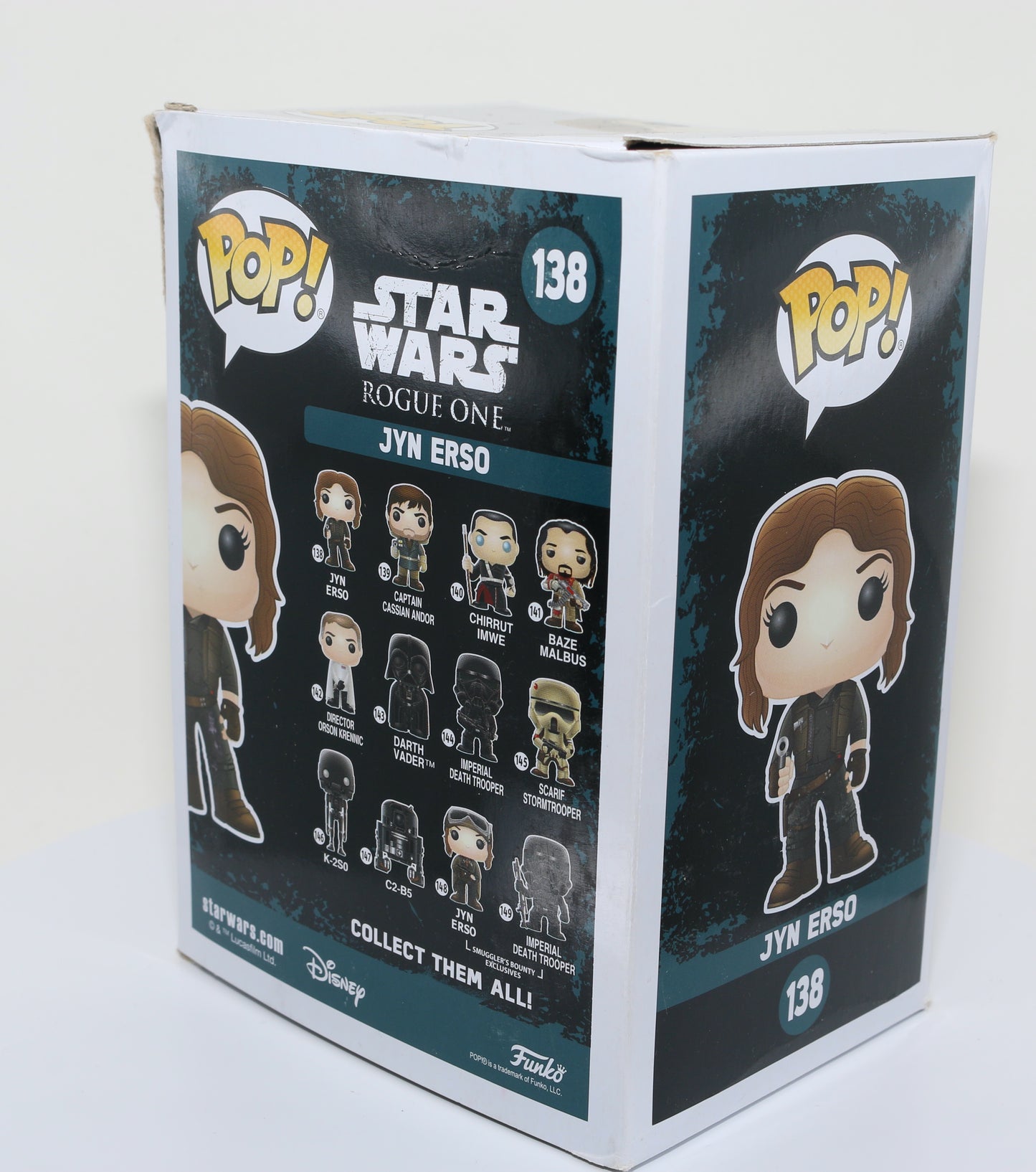 
                  
                    Felicity Jones as Jyn Erso in Rogue One: A Star Wars Story (SWAU Authenticated) Signed Funko POP! #138
                  
                