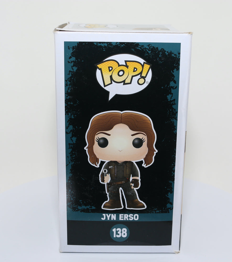 
                  
                    Felicity Jones as Jyn Erso in Rogue One: A Star Wars Story (SWAU Authenticated) Signed Funko POP! #138
                  
                