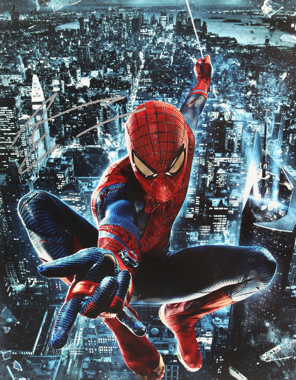 Andrew Garfield as Spider-Man in The Amazing Spider-Man Signed 11x14 Photo